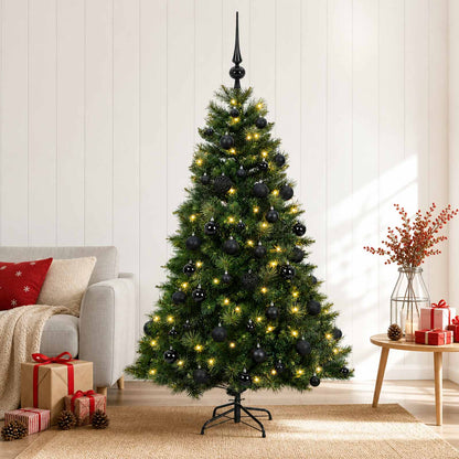 Artificial Christmas Tree with Bauble 150 cm 150 LEDs