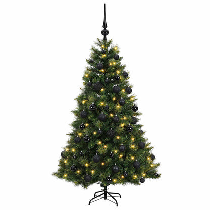 Artificial Christmas Tree with Bauble 150 cm 150 LEDs