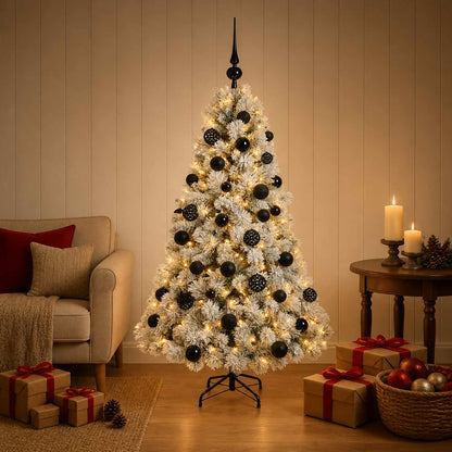 Artificial Christmas Tree with Bauble 150 cm 150 LEDs