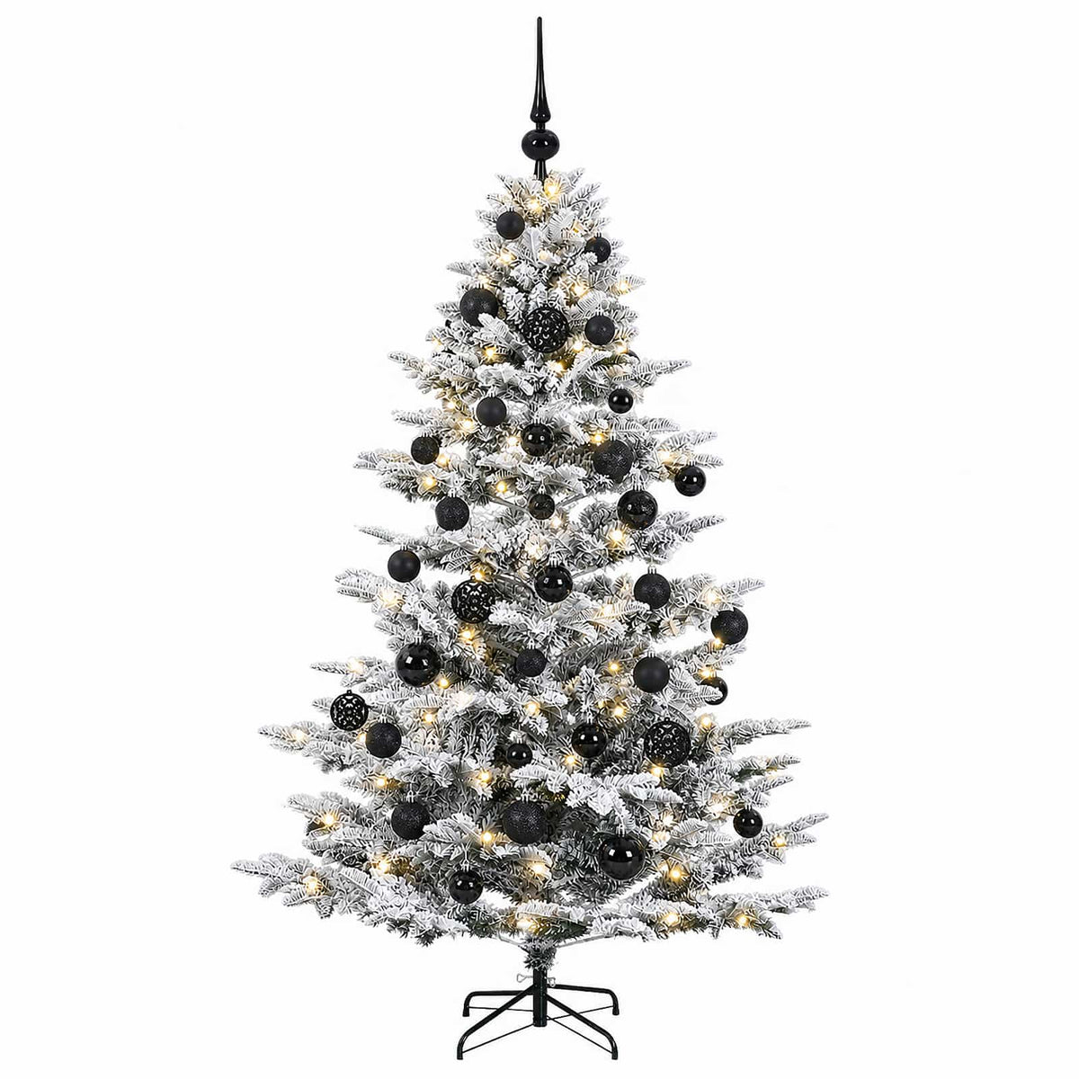 Artificial Christmas Tree with Bauble 150 cm 150 LEDs