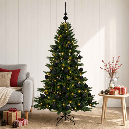 Artificial Christmas Tree with Bauble 150 cm 150 LEDs