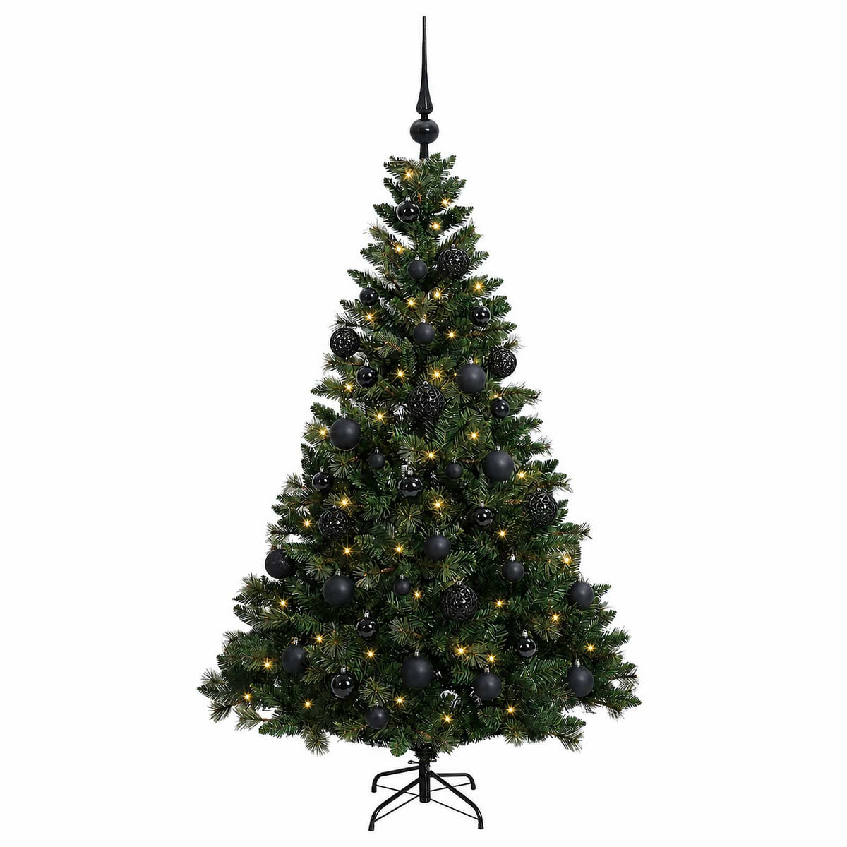 Artificial Christmas Tree with Bauble 120 cm 150 LEDs