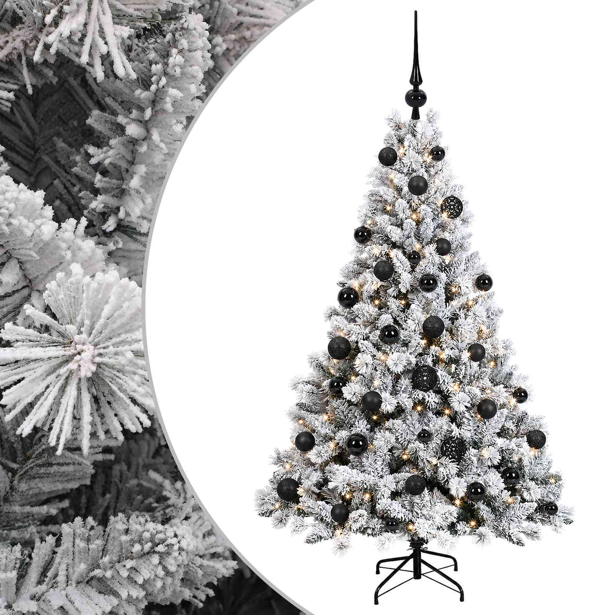 Artificial Christmas Tree with Bauble 120 cm 150 LEDs