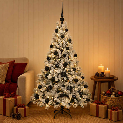 Artificial Christmas Tree with Bauble 150 cm 150 LEDs