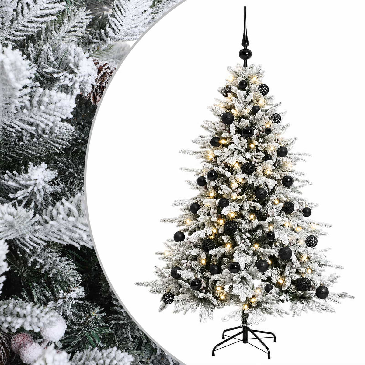 Artificial Christmas Tree with Bauble 120 cm 150 LEDs