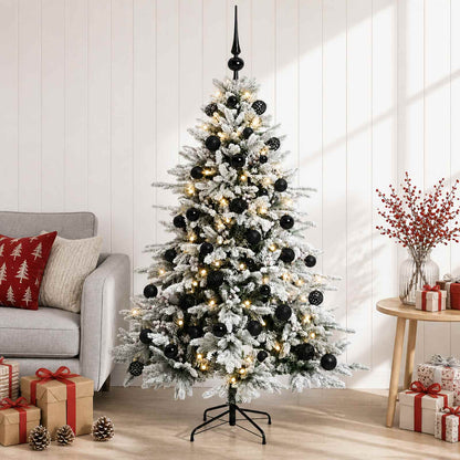 Artificial Christmas Tree with Bauble 150 cm 150 LEDs