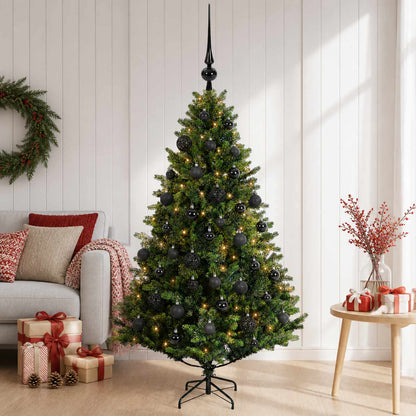 Artificial Christmas Tree with Bauble 150 cm 150 LEDs
