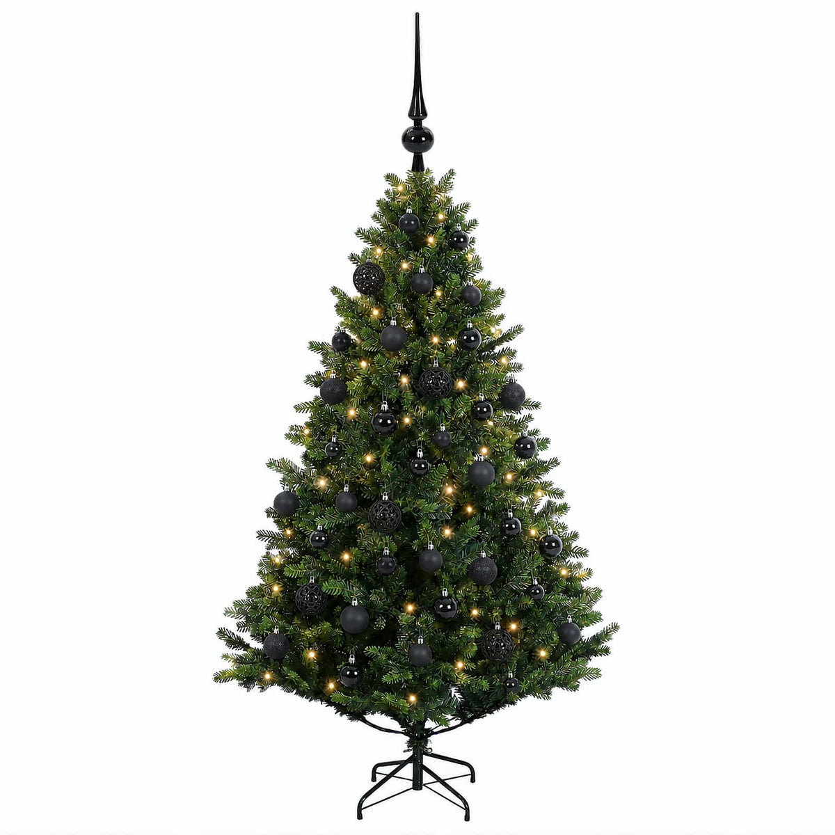 Artificial Christmas Tree with Bauble 150 cm 150 LEDs