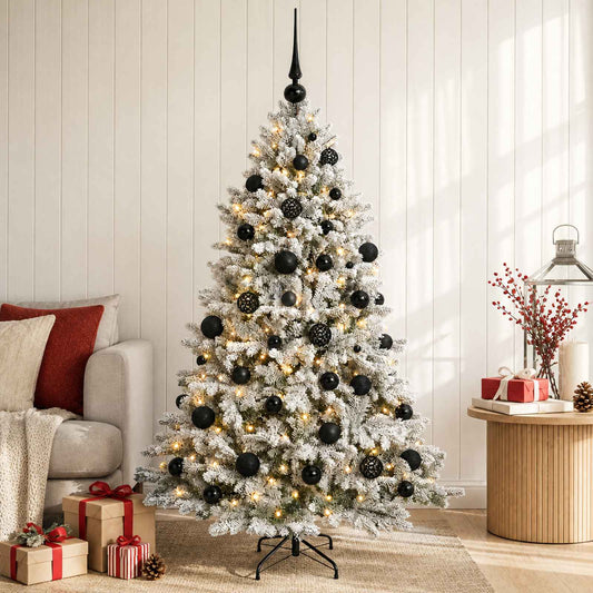 Artificial Christmas Tree with Bauble 150 cm 150 LEDs