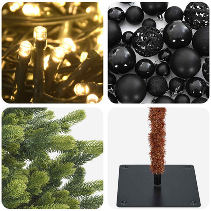 Artificial Christmas Tree with Bauble 150 cm 150 LEDs