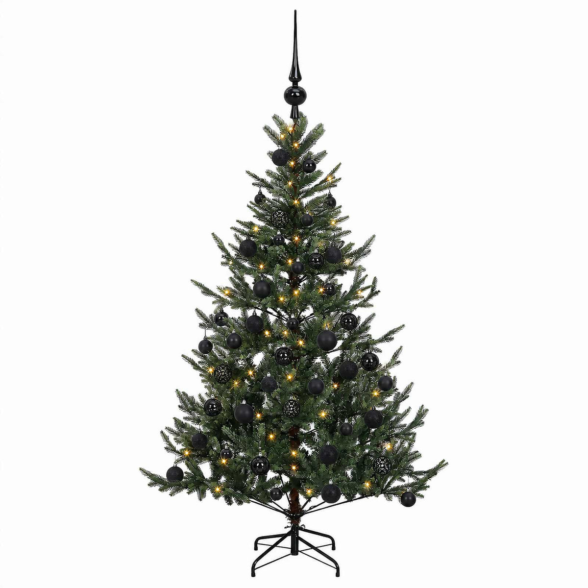 Artificial Christmas Tree with Bauble 150 cm 150 LEDs