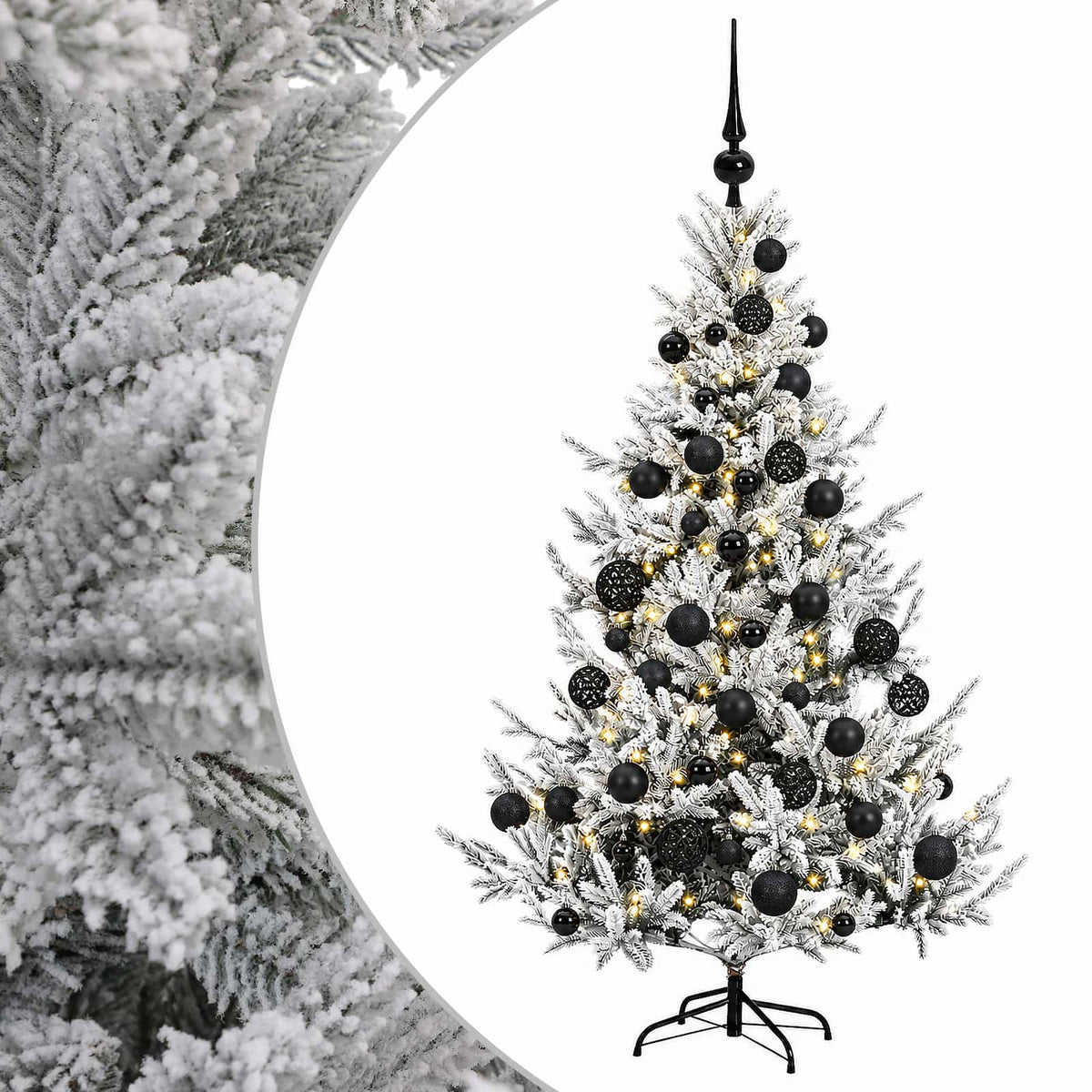 Artificial Christmas Tree with Bauble 120 cm 150 LEDs