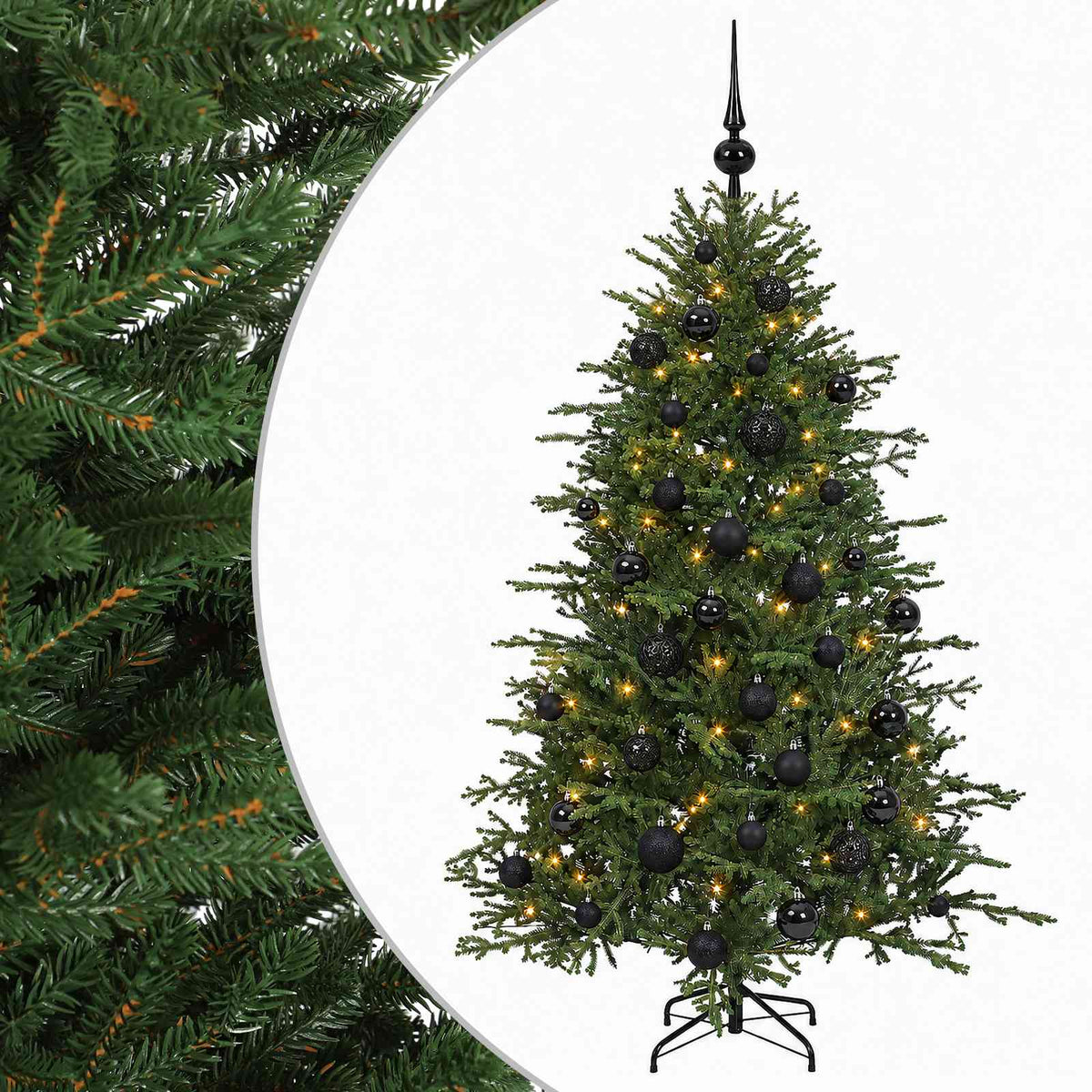 Artificial Christmas Tree with Bauble 120 cm 150 LEDs