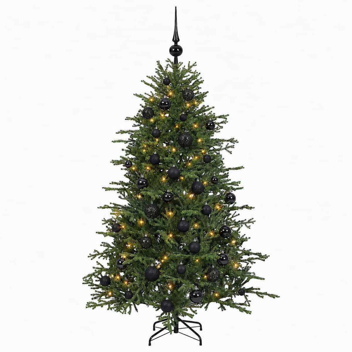 Artificial Christmas Tree with Bauble 120 cm 150 LEDs