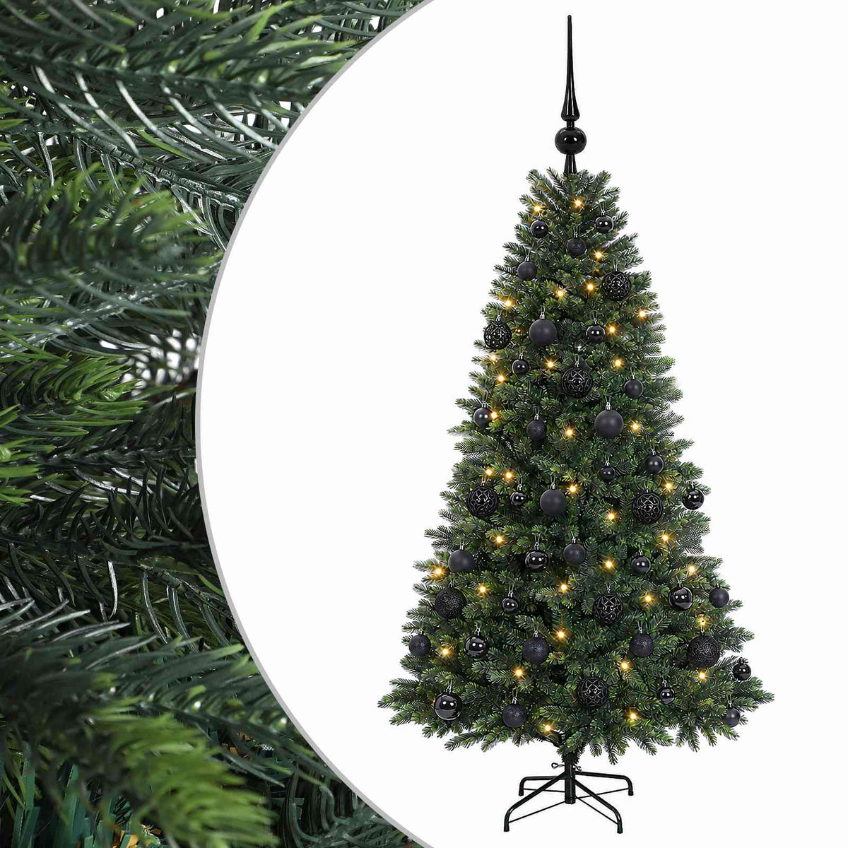 Artificial Christmas Tree with Bauble 120 cm 150 LEDs