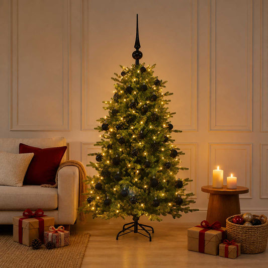 Artificial Christmas Tree with Bauble 120 cm 150 LEDs