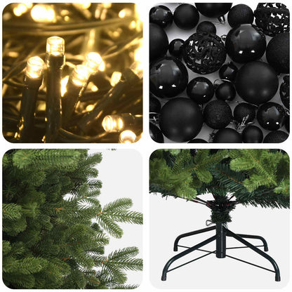 Artificial Christmas Tree with Bauble 150 cm 150 LEDs
