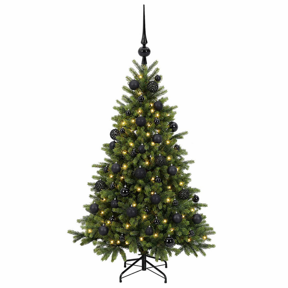 Artificial Christmas Tree with Bauble 120 cm 150 LEDs