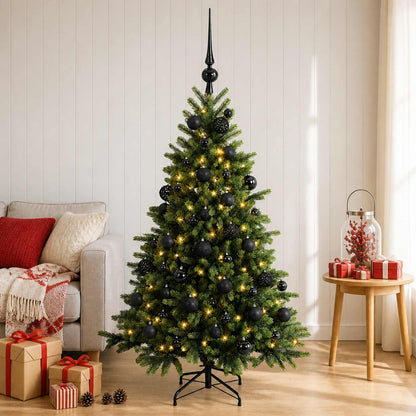 Artificial Christmas Tree with Bauble 120 cm 150 LEDs