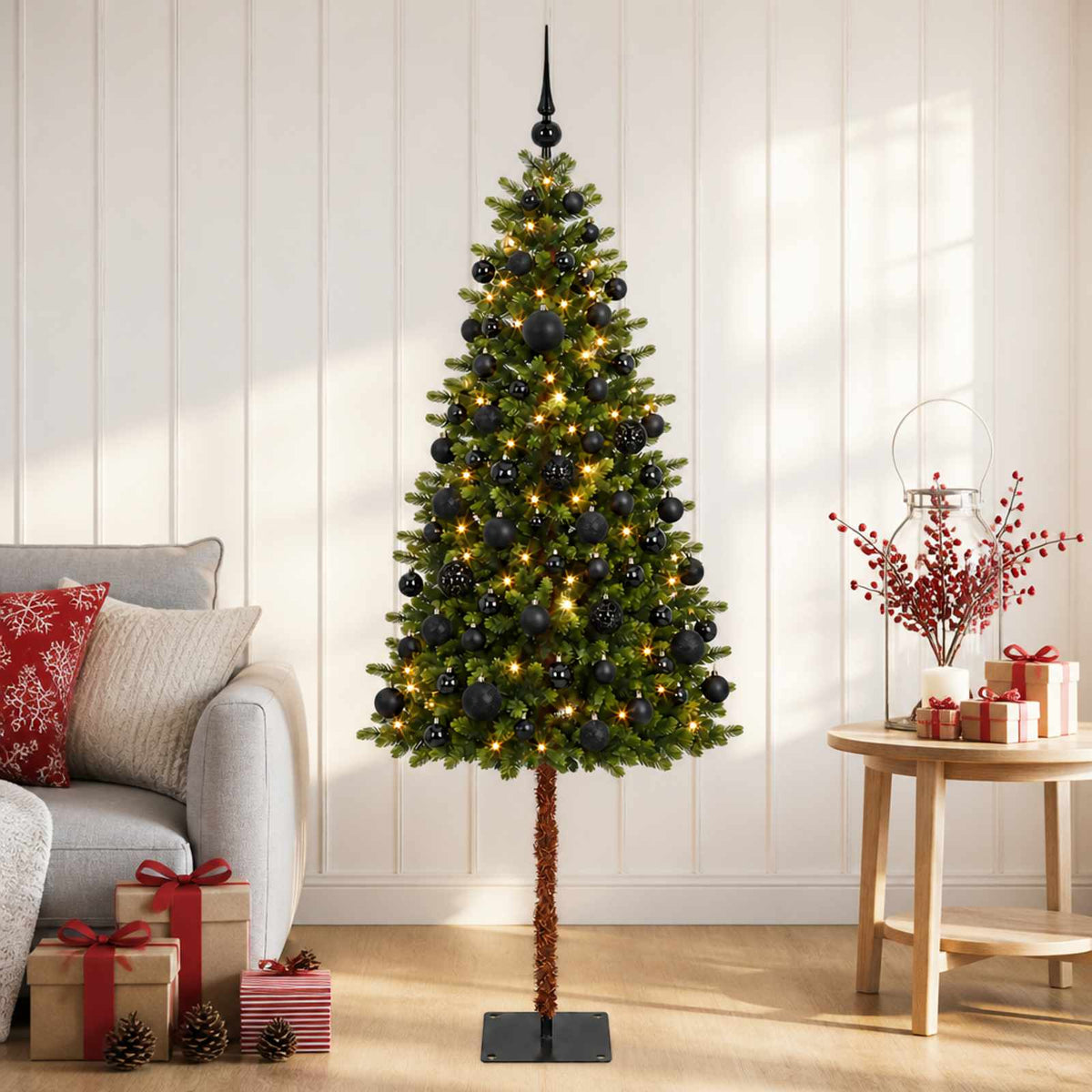 Artificial Christmas Tree with Bauble 120 cm 150 LEDs