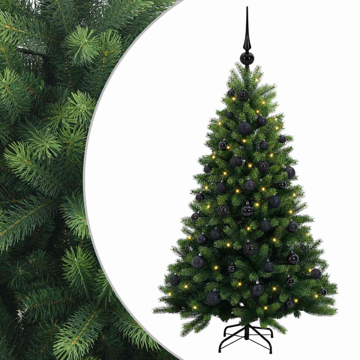 Artificial Christmas Tree with Bauble 120 cm 150 LEDs