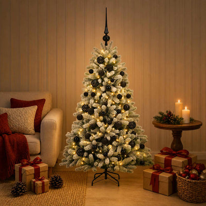 Artificial Christmas Tree with Bauble 150 cm 150 LEDs