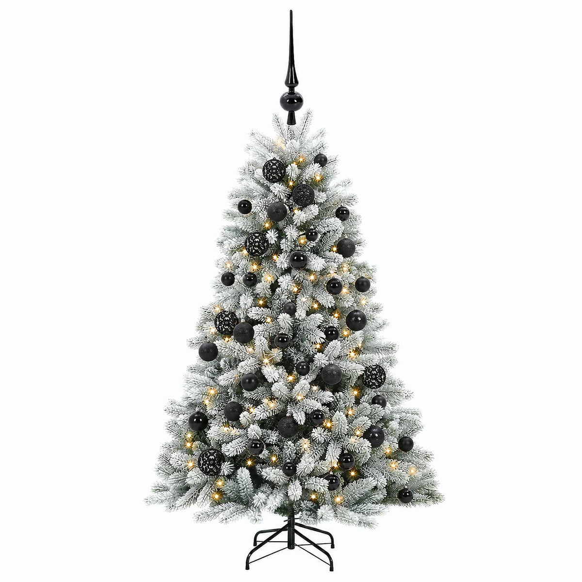 Artificial Christmas Tree with Bauble 150 cm 150 LEDs