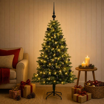 Artificial Christmas Tree with Bauble 120 cm 150 LEDs