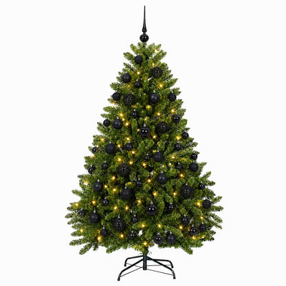 Artificial Christmas Tree Light Green with Bauble 120 cm