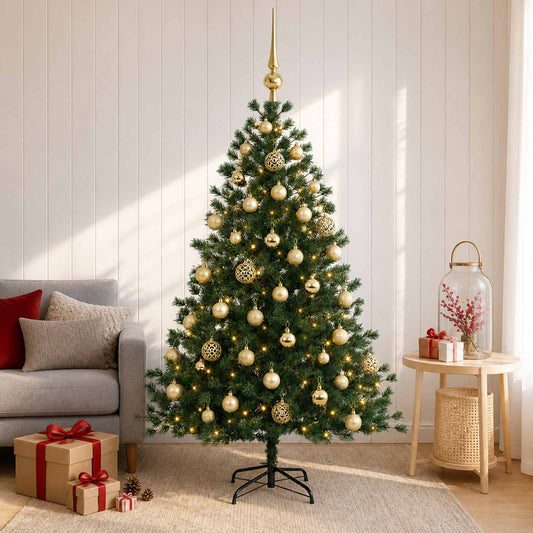 Artificial Christmas Tree with Bauble 120 cm 150 LEDs