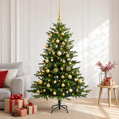 Artificial Christmas Tree with Bauble 120 cm 150 LEDs