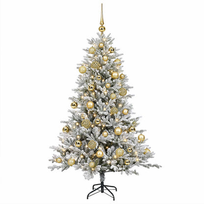 Artificial Christmas Tree with Bauble 120 cm 150 LEDs