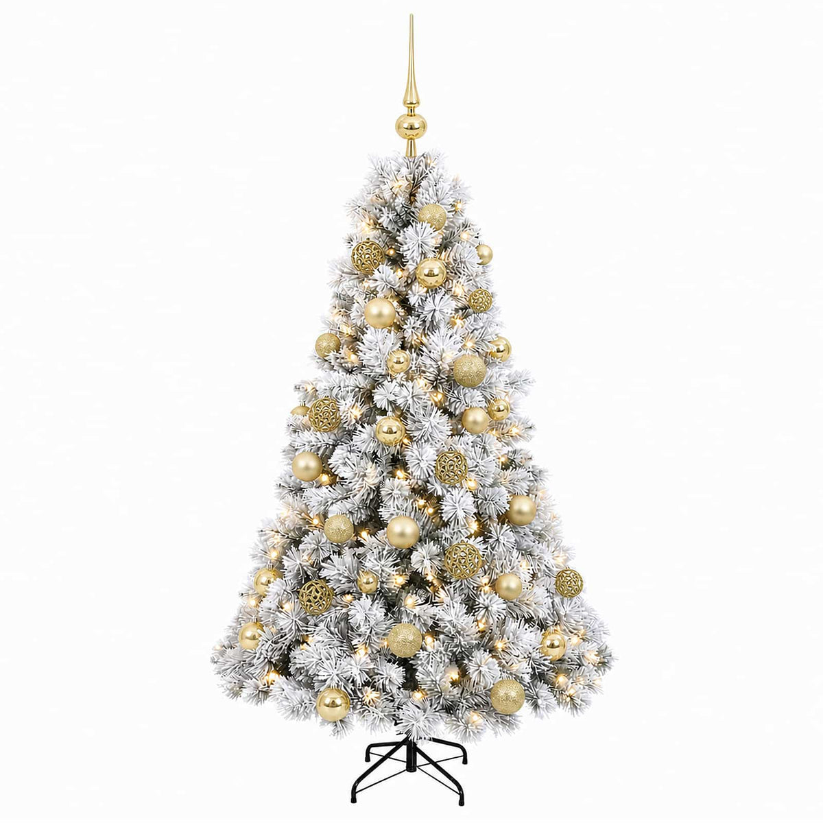 Artificial Christmas Tree with Bauble 120 cm 150 LEDs