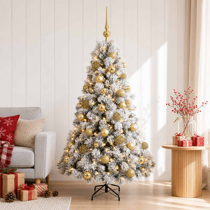 Artificial Christmas Tree with Bauble 120 cm 150 LEDs