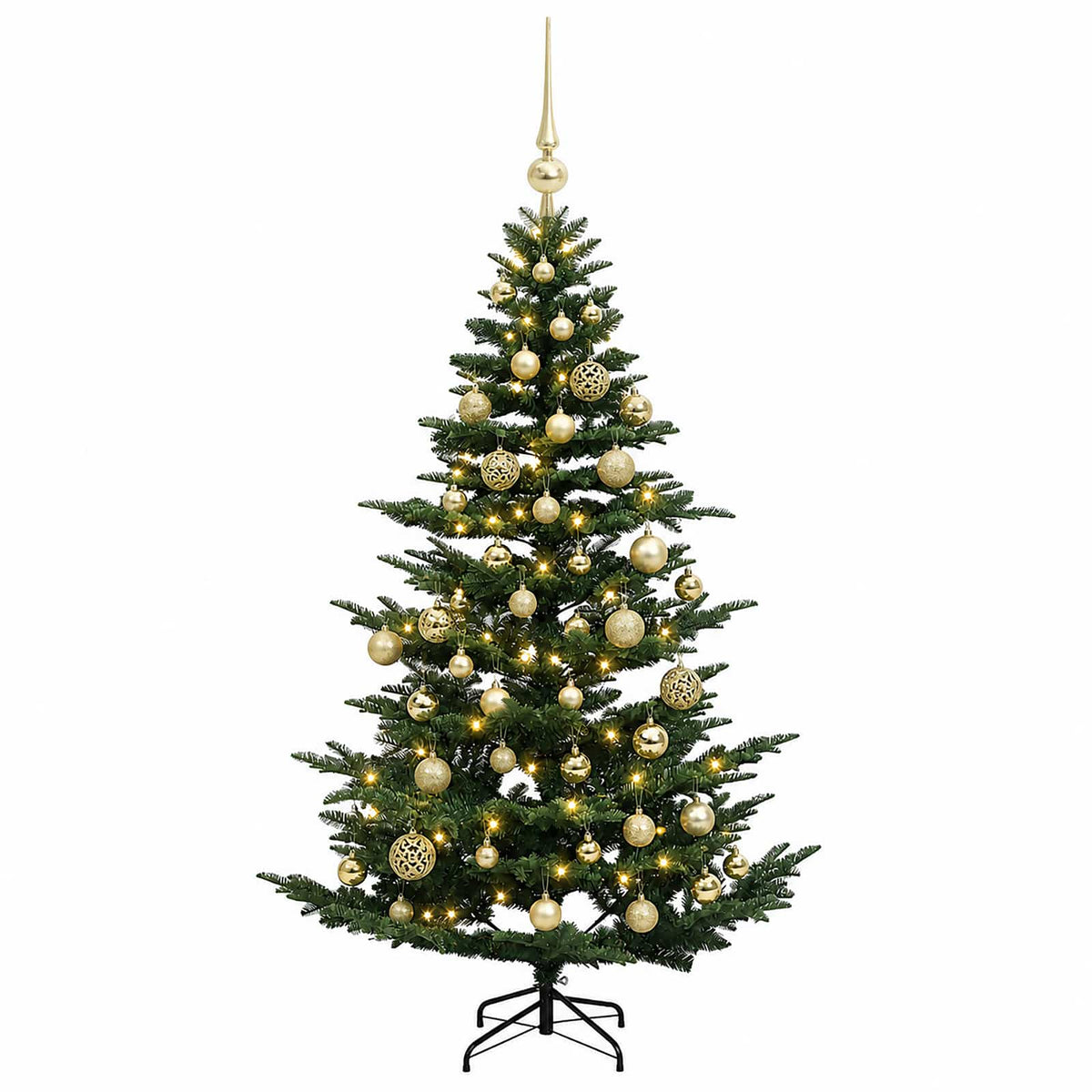 Artificial Christmas Tree with Bauble 120 cm 150 LEDs