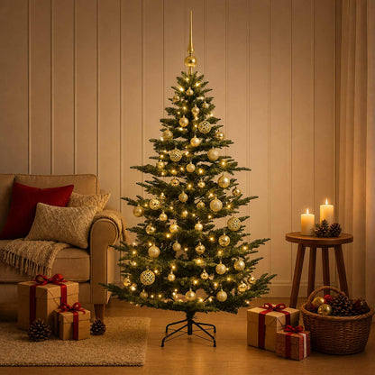 Artificial Christmas Tree with Bauble 120 cm 150 LEDs