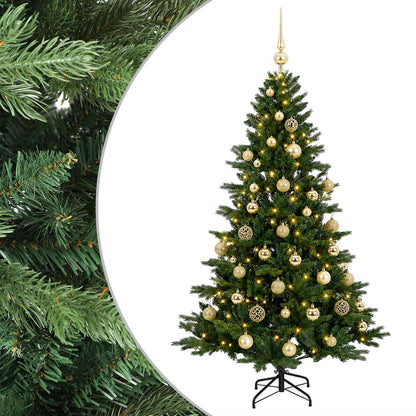 Artificial Christmas Tree with Bauble 150 cm 150 LEDs