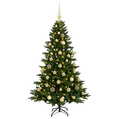 Artificial Christmas Tree with Bauble 150 cm 150 LEDs