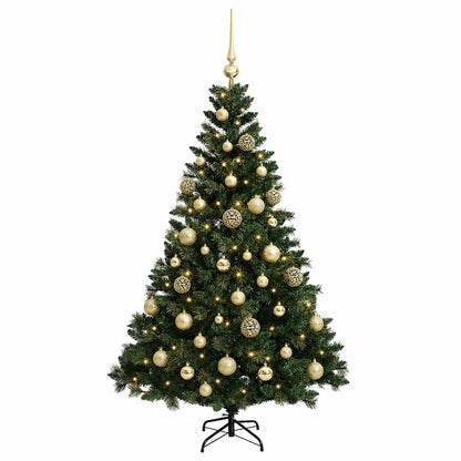 Artificial Christmas Tree with Bauble 120 cm 150 LEDs