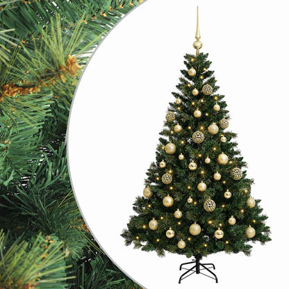Artificial Christmas Tree with Bauble 150 cm 150 LEDs