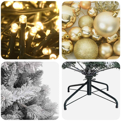 Artificial Christmas Tree with Bauble 120 cm 150 LEDs