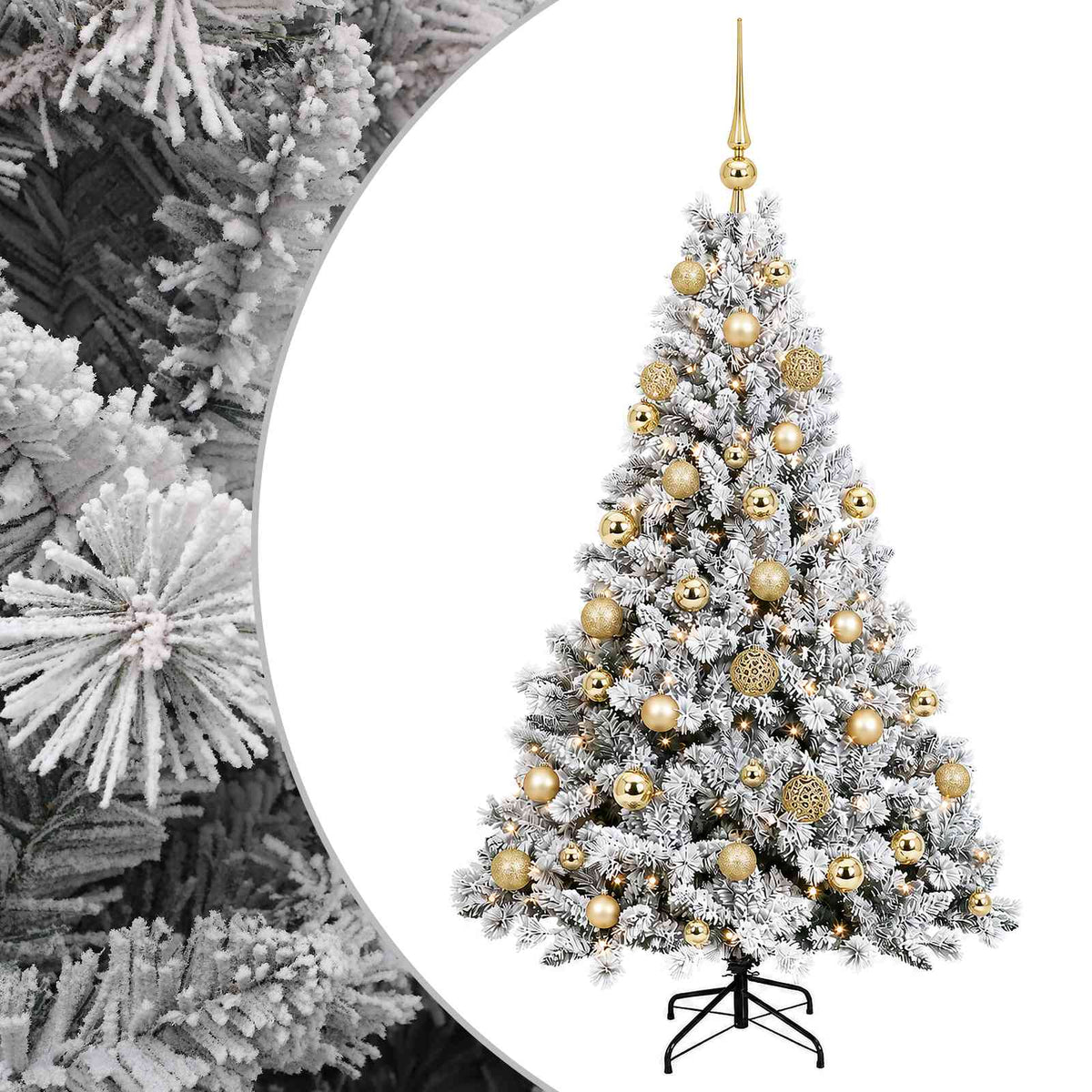 Artificial Christmas Tree with Bauble 120 cm 150 LEDs