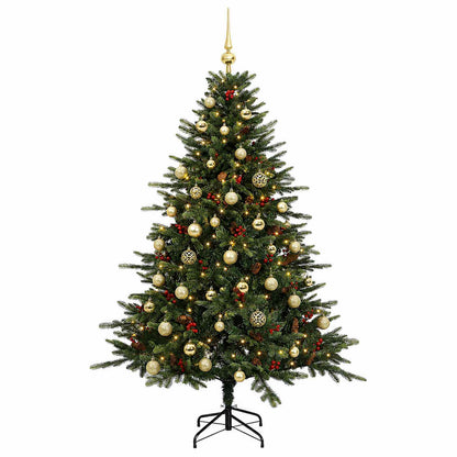 Artificial Christmas Tree with Bauble 150 cm 150 LEDs