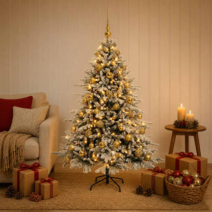 Artificial Christmas Tree with Bauble 150 cm 150 LEDs