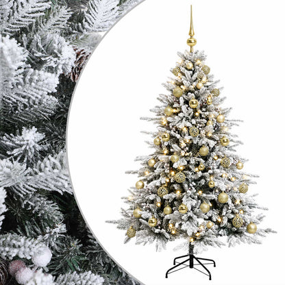 Artificial Christmas Tree with Bauble 150 cm 150 LEDs