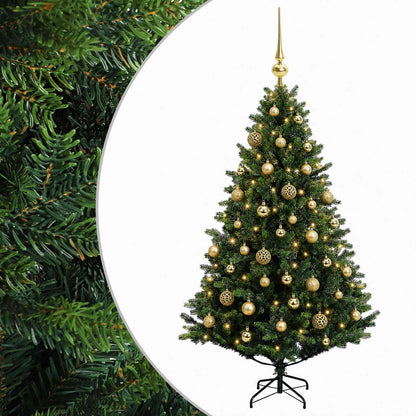 Artificial Christmas Tree with Bauble 150 cm 150 LEDs