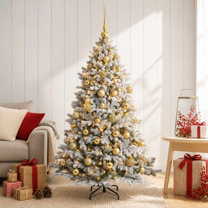 Artificial Christmas Tree with Bauble 150 cm 150 LEDs