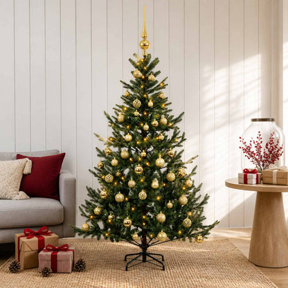 Artificial Christmas Tree with Bauble 120 cm 150 LEDs