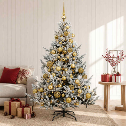 Artificial Christmas Tree with Bauble 150 cm 150 LEDs