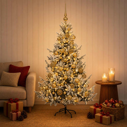 Artificial Christmas Tree with Bauble 150 cm 150 LEDs